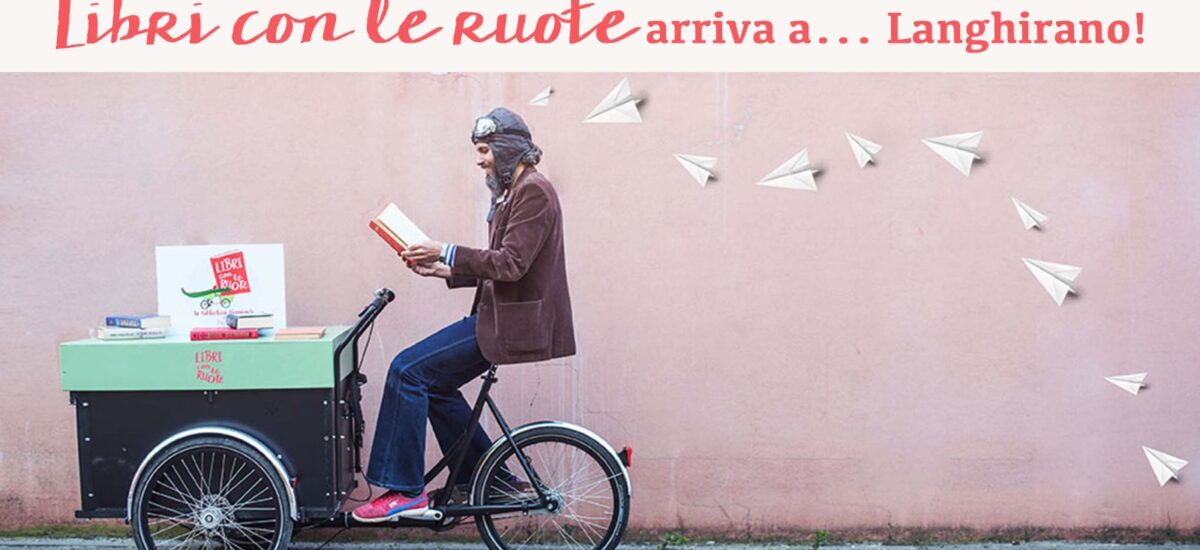 La biblio-bicicletta “Libri con le ruote” arriva a Langhirano