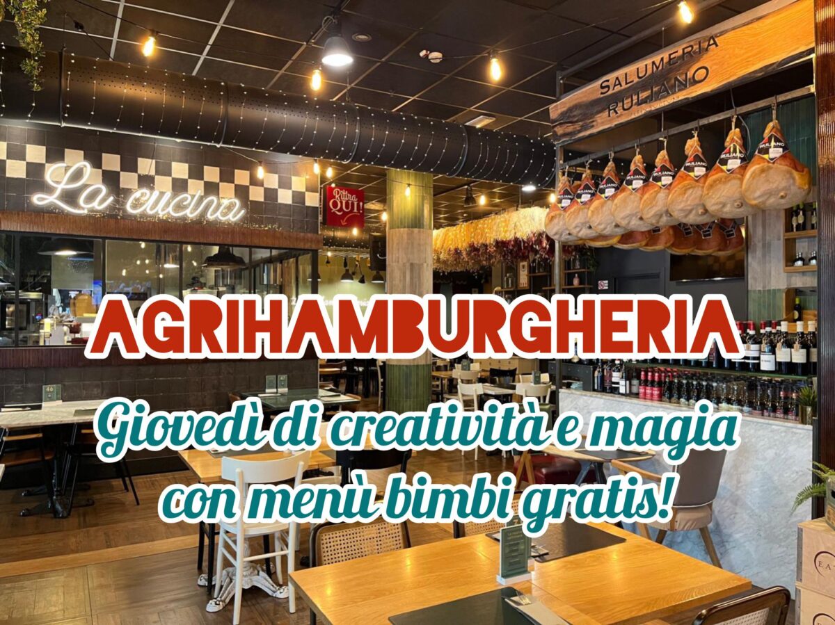 Giovedì di creatività e magia all’Agrihamburgheria: divertimento per tutta la famiglia!