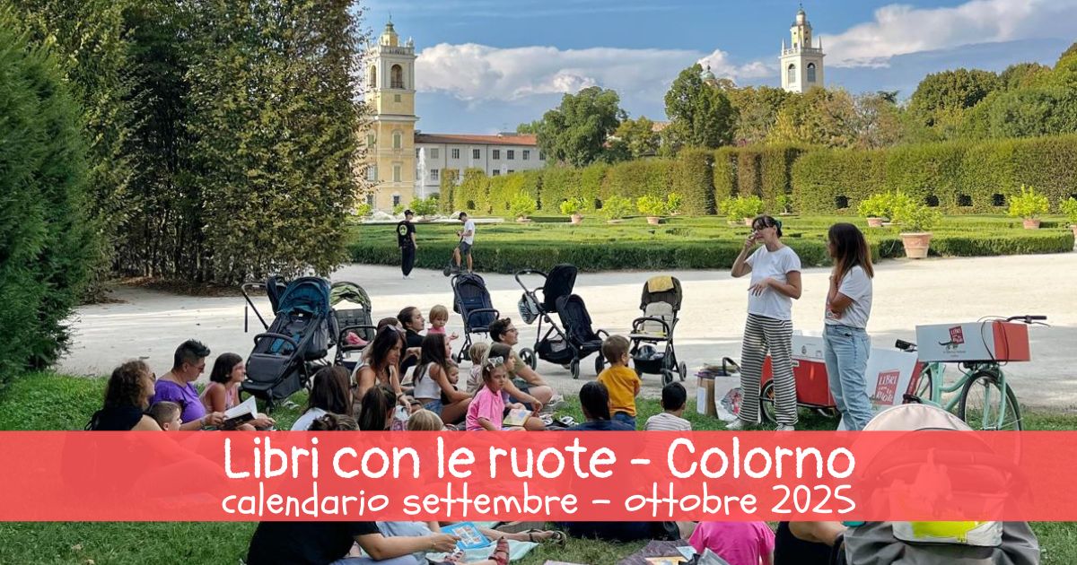 Libri con le ruote Colorno: 4 nuove tappe a settembre e ottobre!