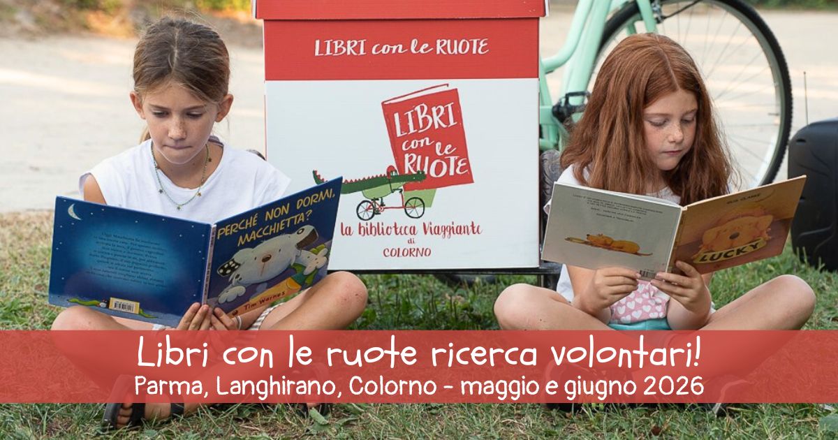 Libri con le ruote cerca volontari per la primavera!