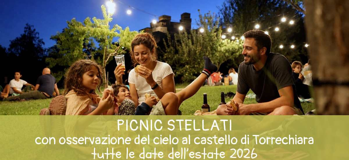 Tornano i magici picnic stellati con osservazione del cielo al Castello di Torrechiara
